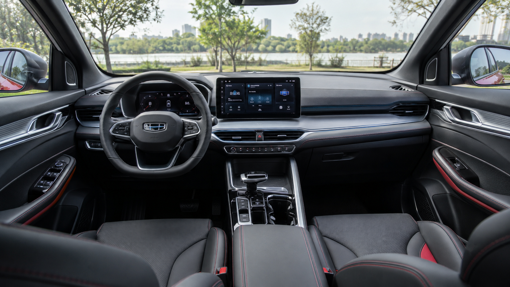 Передняя панель Geely Coolray